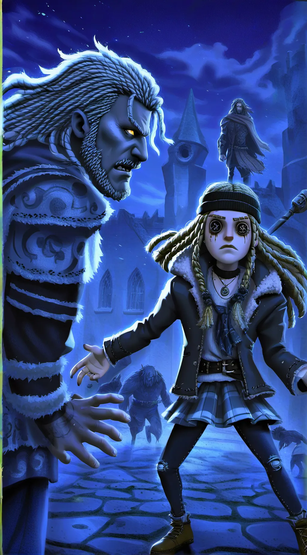 ai character: Gangster childs background