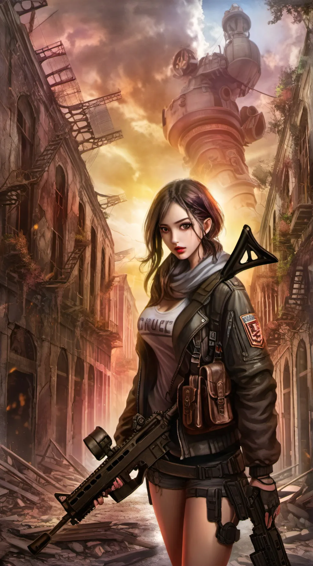 ai character: Amanda  background