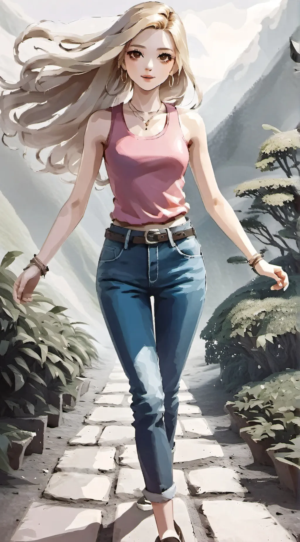 ai character: princess Sabrina background