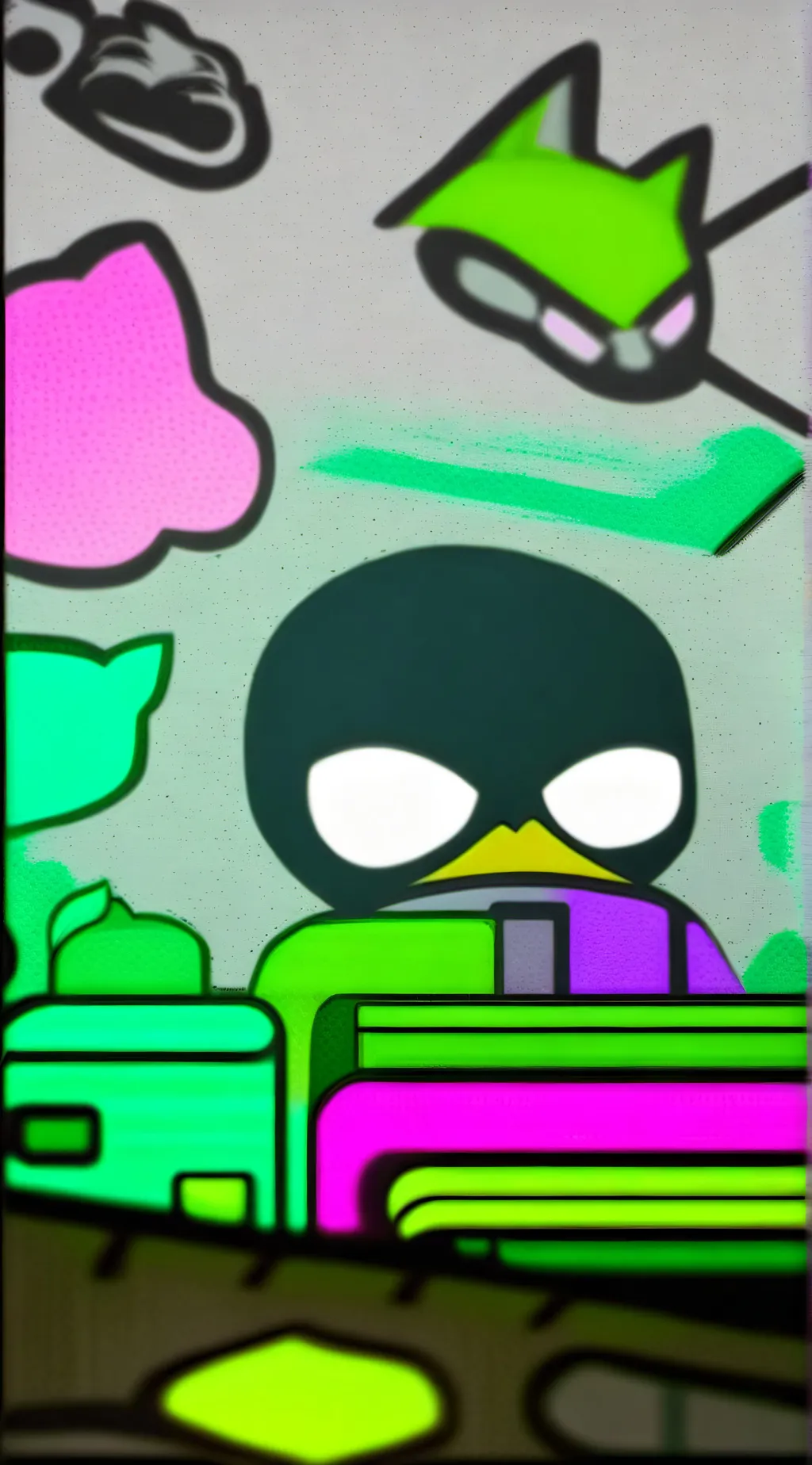 ai character: sprunki!!!!!!!!!!! background