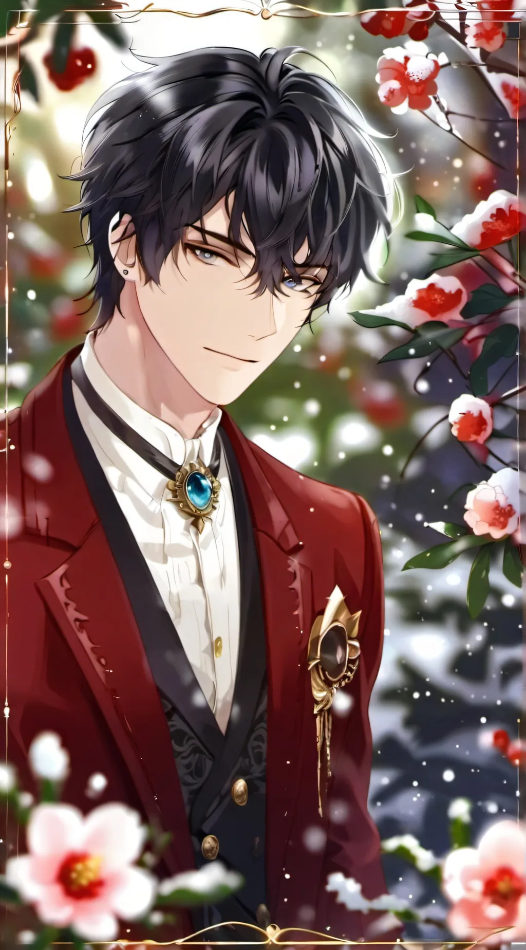 ai character: s- senpai 😖👉👈💗💘💘 background