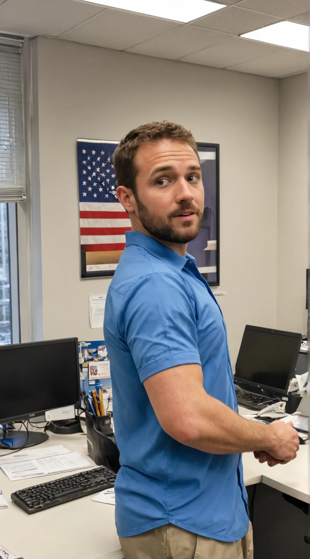 ai character: W. Key background