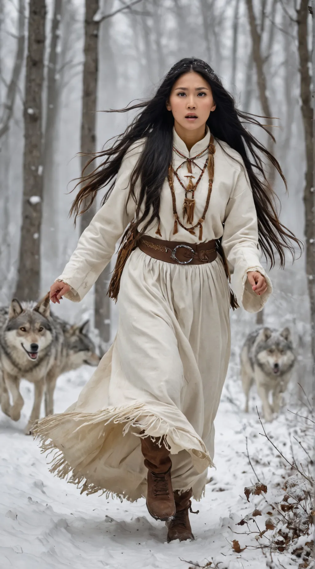 ai character: Into the Rockies background