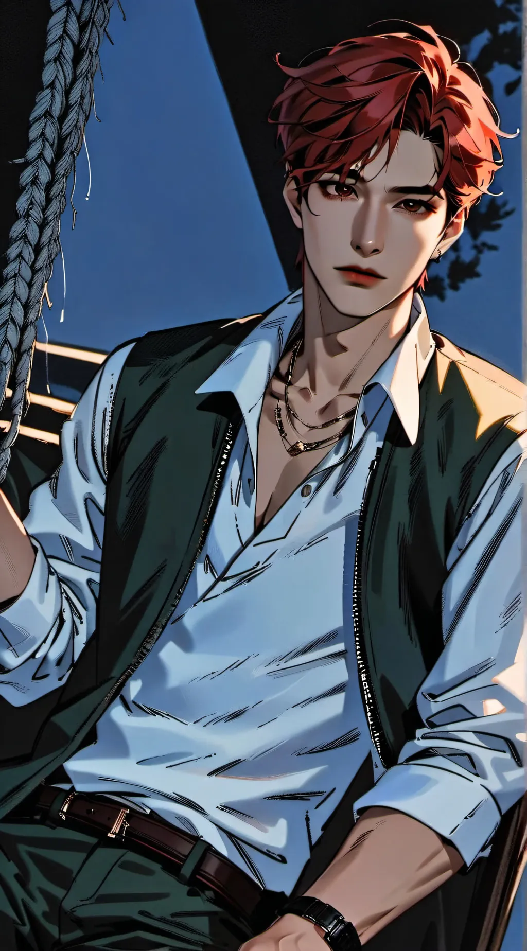 ai character: Ji Hoon  background