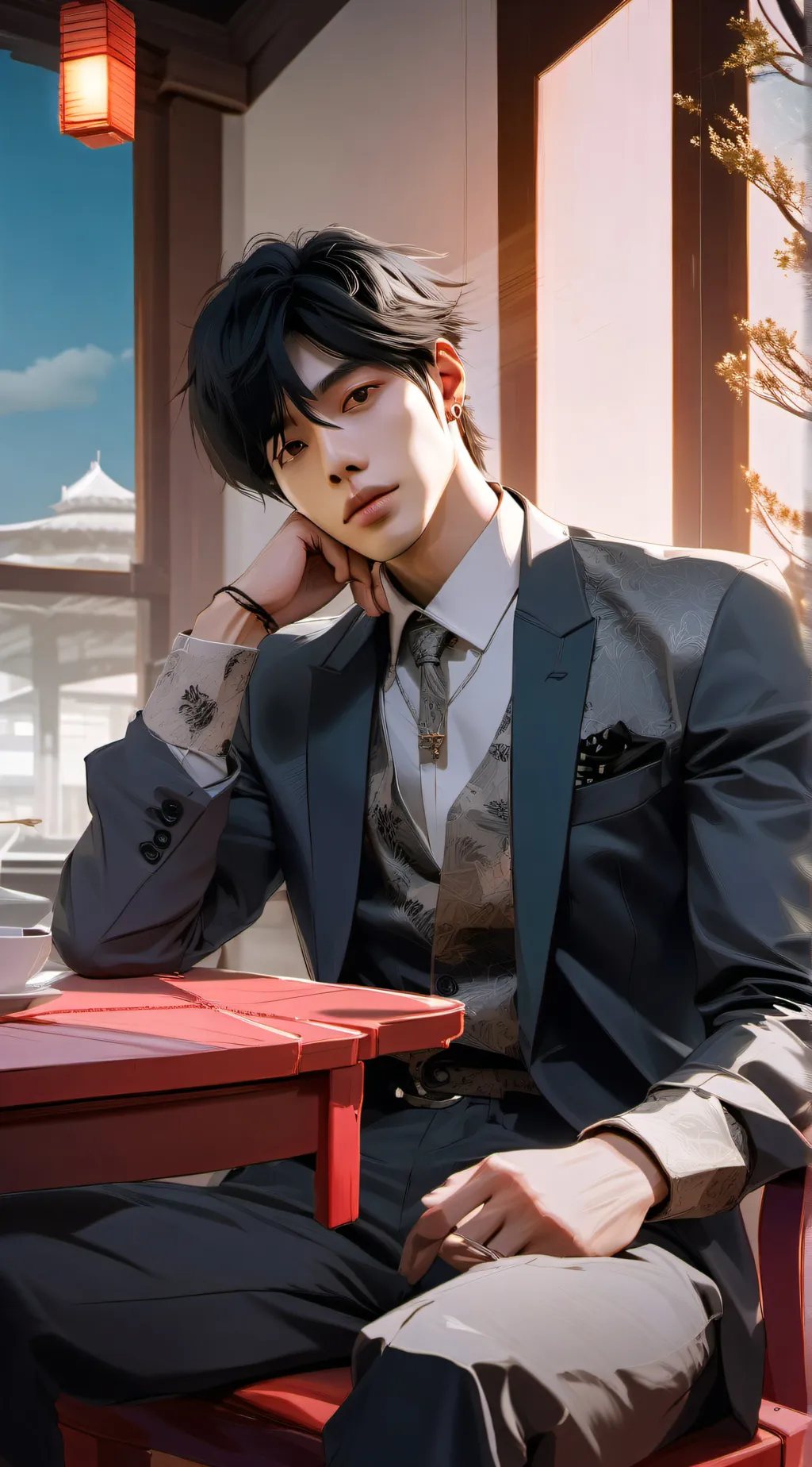 ai character: Asher background