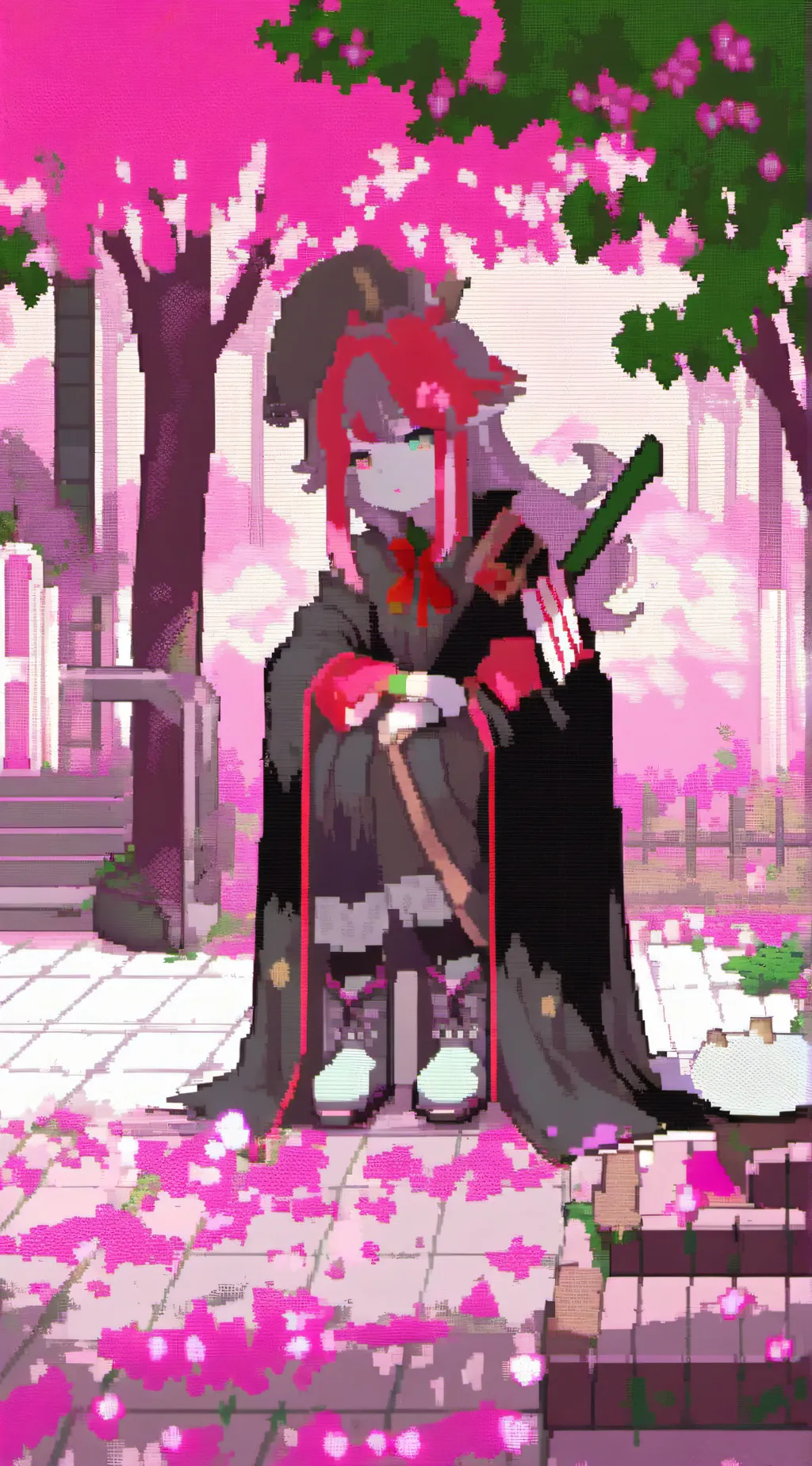 ai character: crazy love background