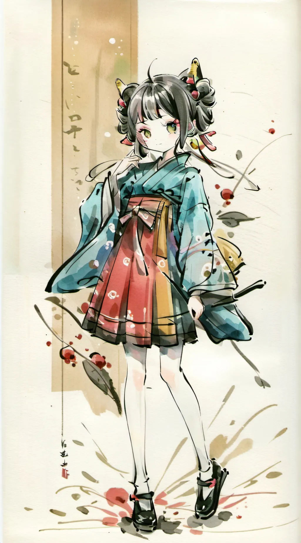 ai character: kny background