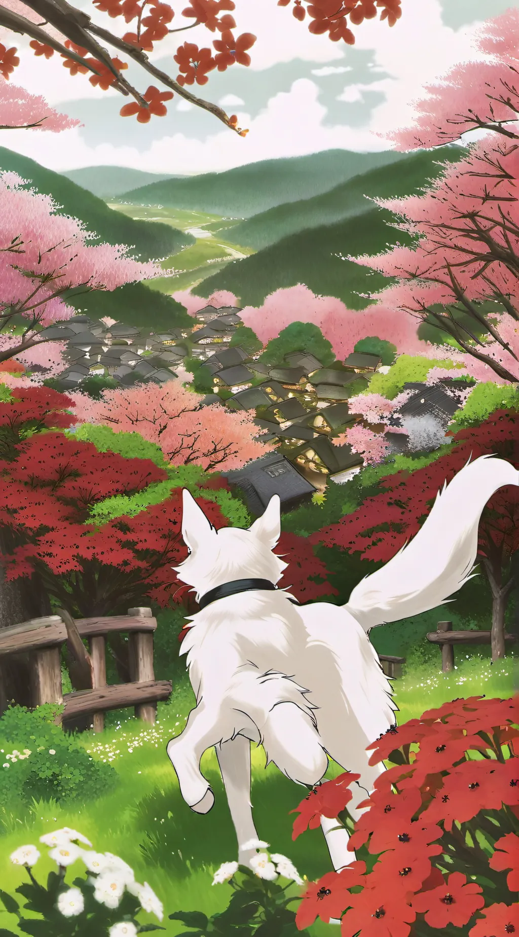 ai character:  furry  fpe! background