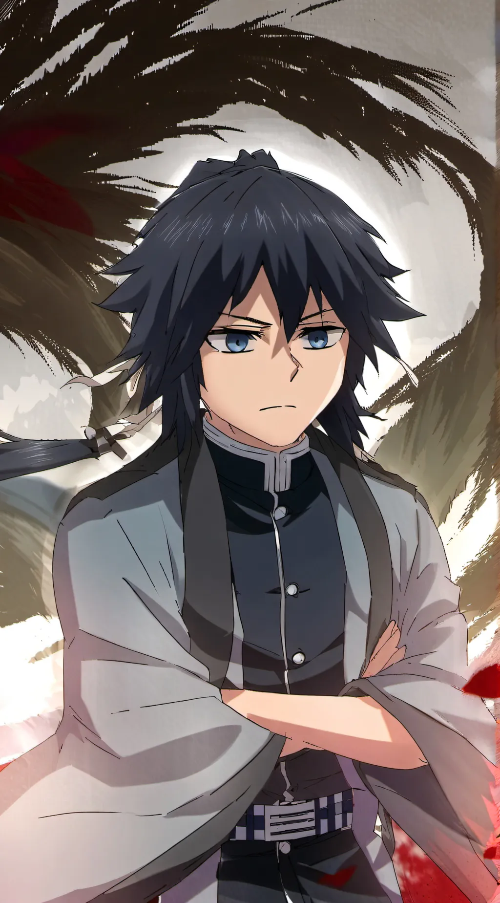 ai character: Giyu Timioka background