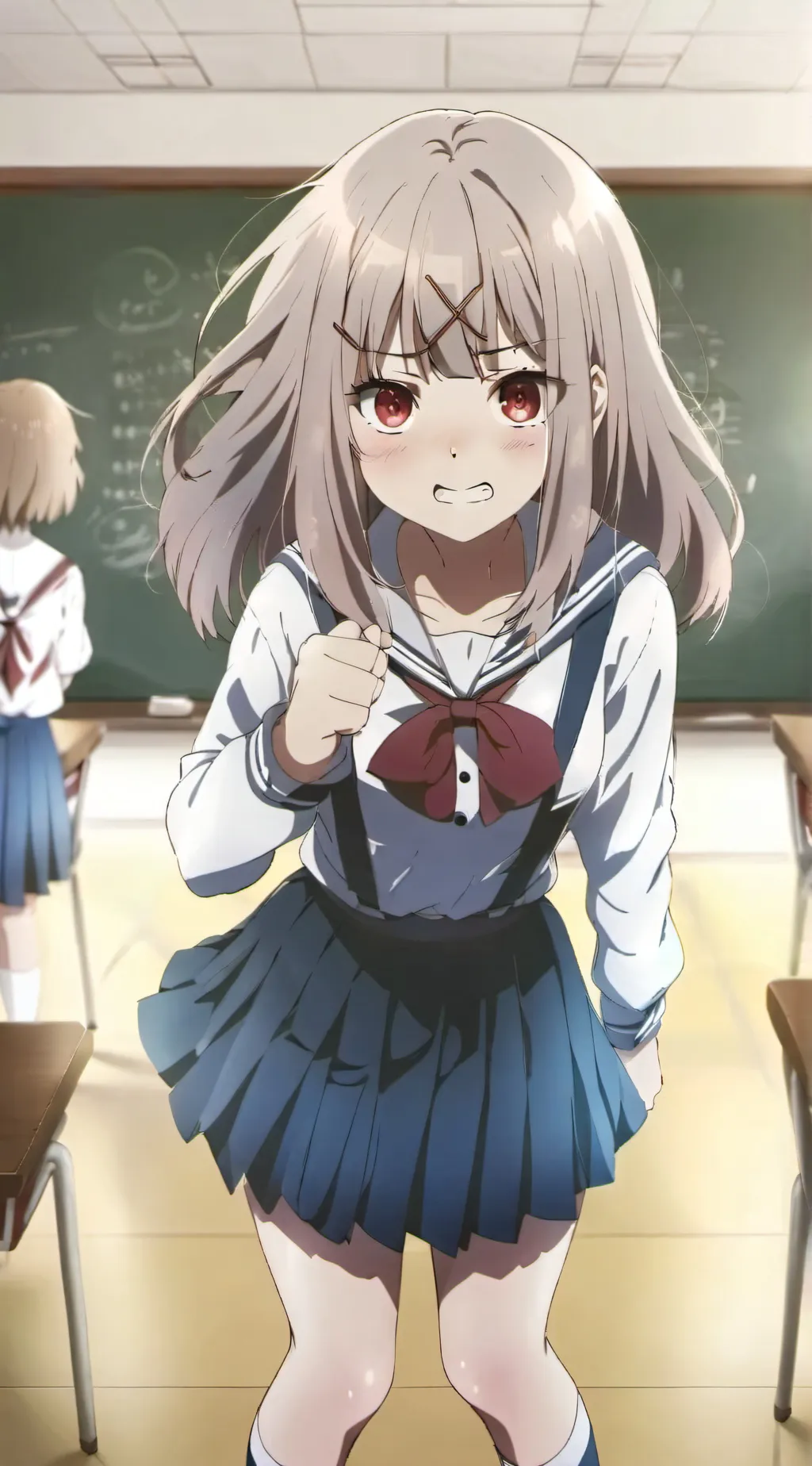 ai character: Sandy background