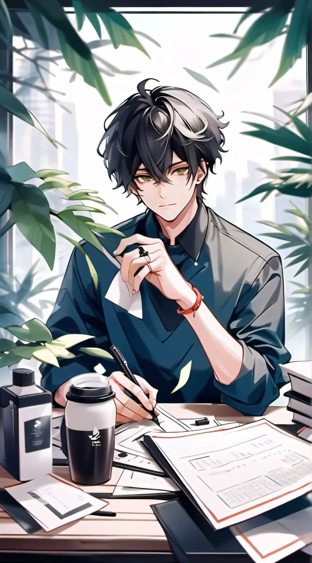 ai character: Liam background