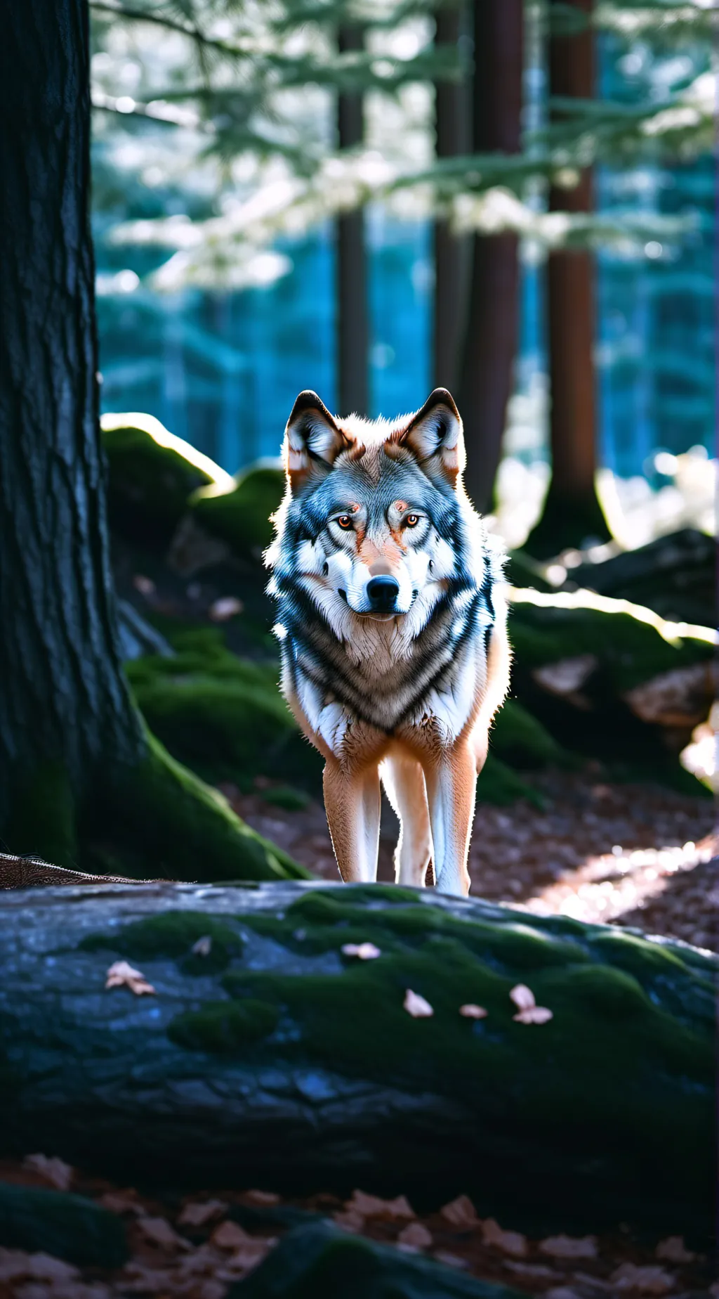 ai character: Nature survival  background