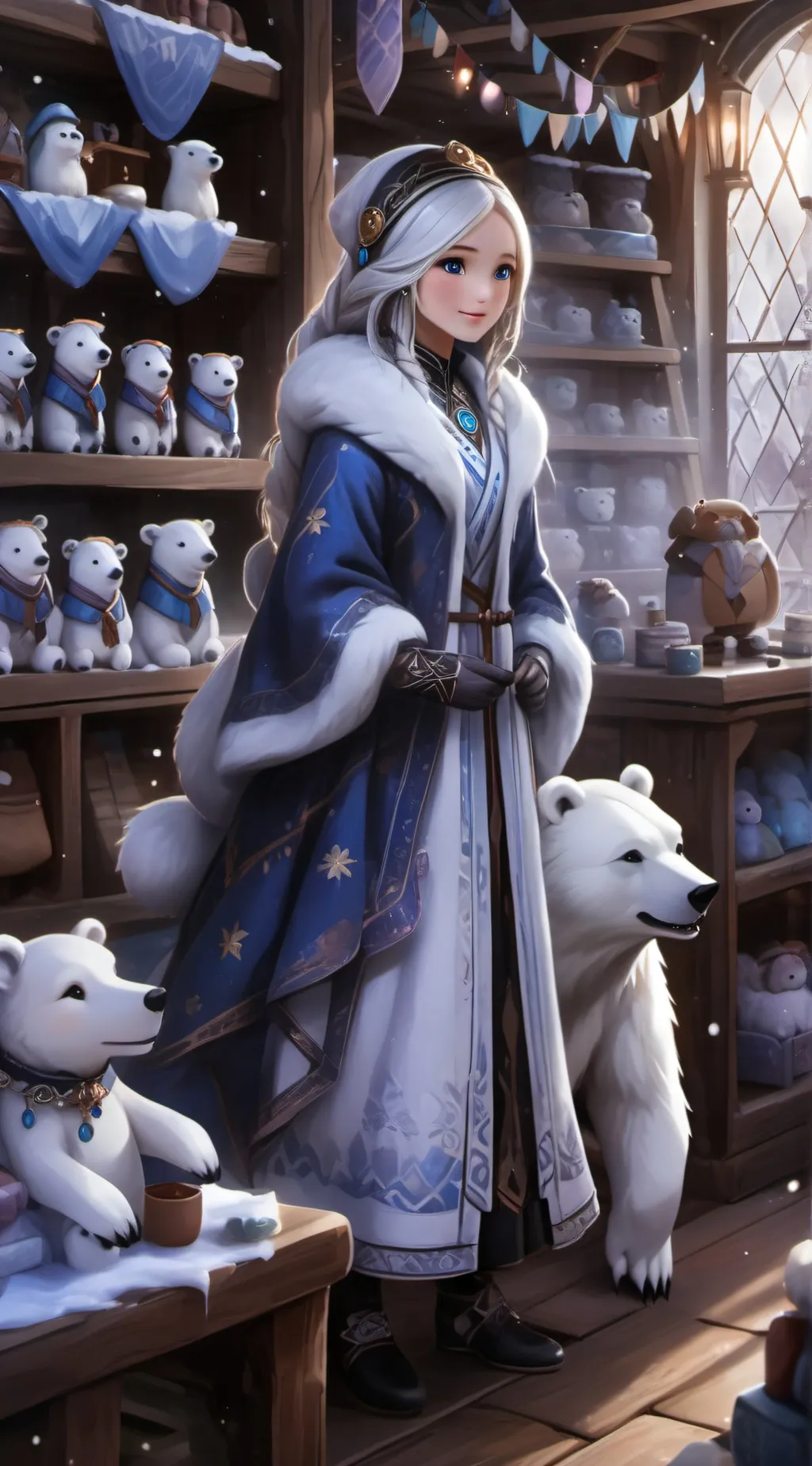 ai character: Avalore Winterheart background