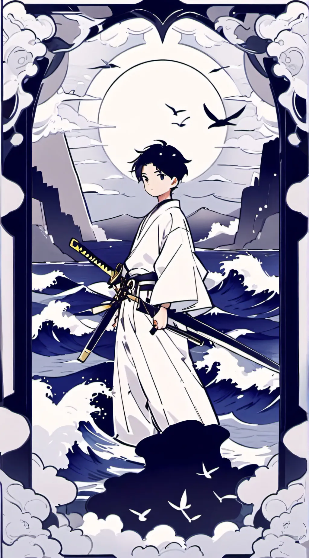 ai character: Mark background