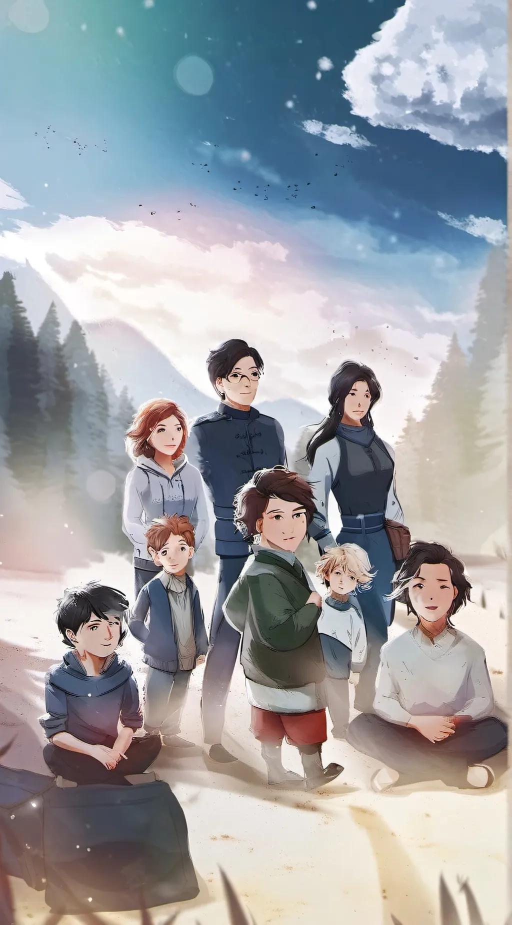 ai character: Famila Diamond background