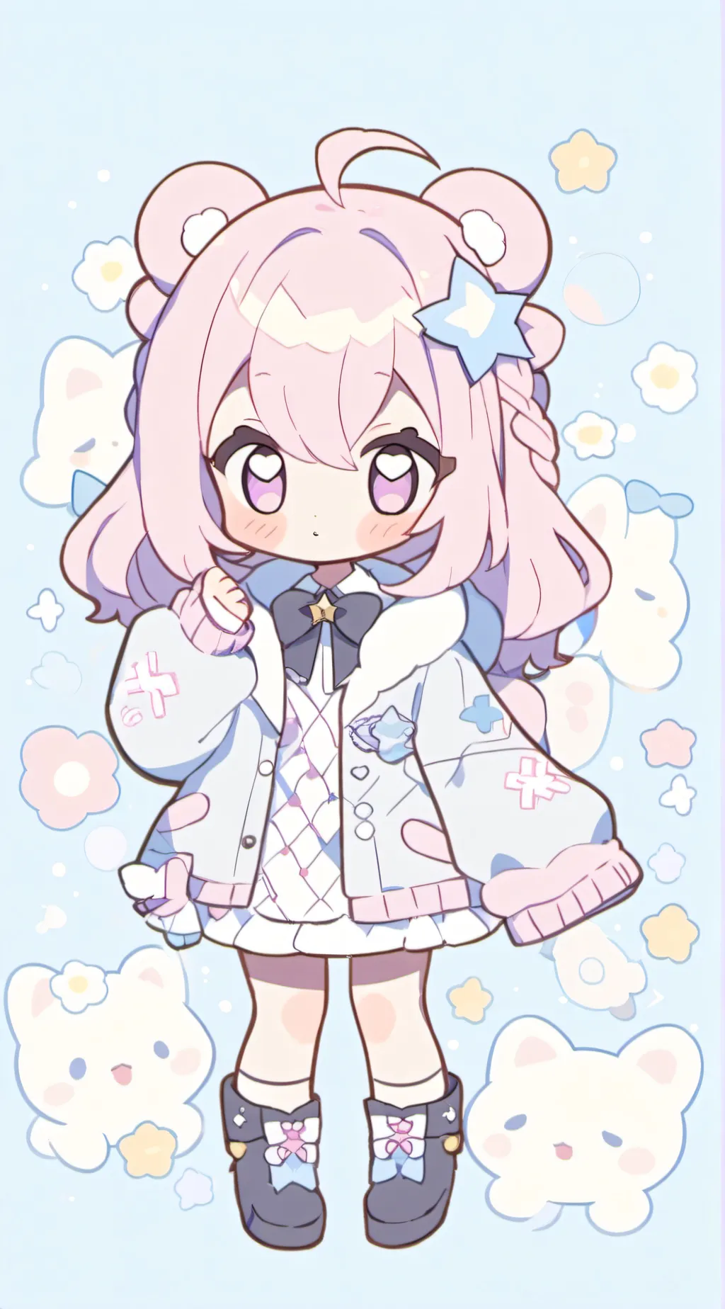 ai character: LDshadowlady background