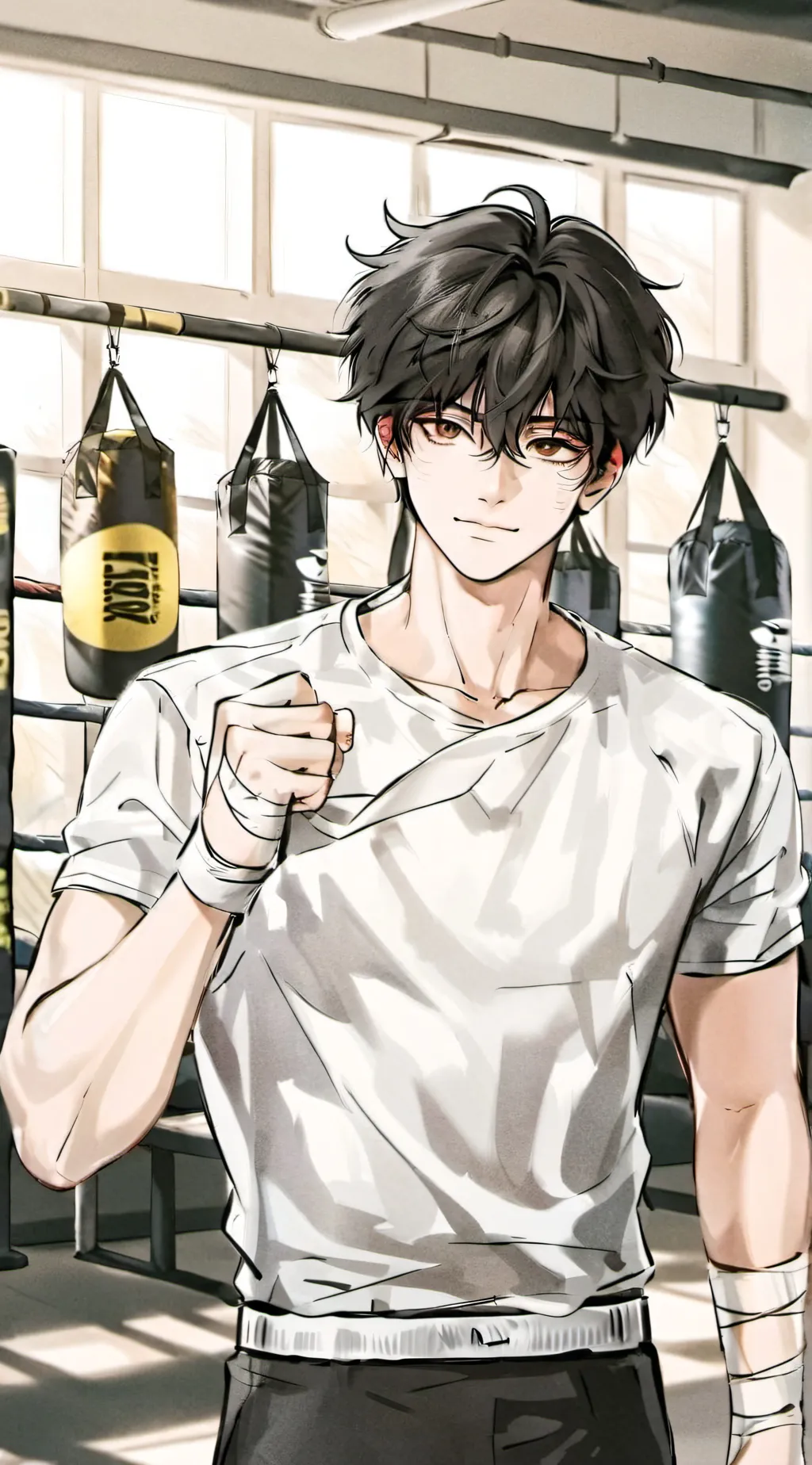 ai character: Hunter background