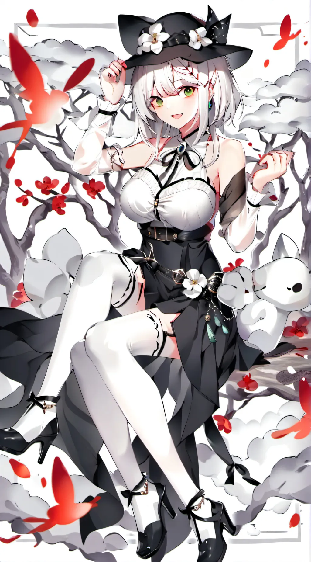 ai character: new girl mha background