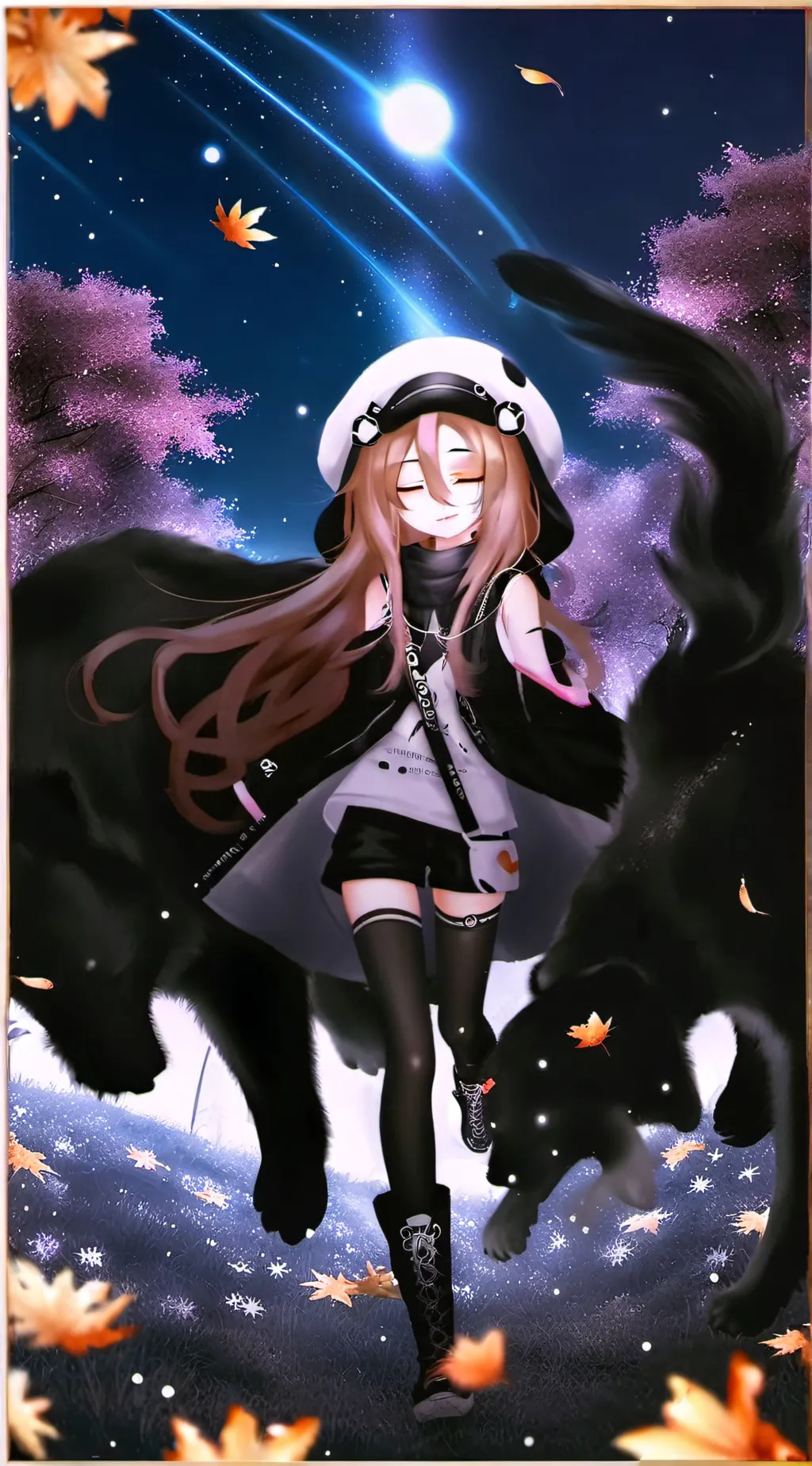 ai character: crystal  background