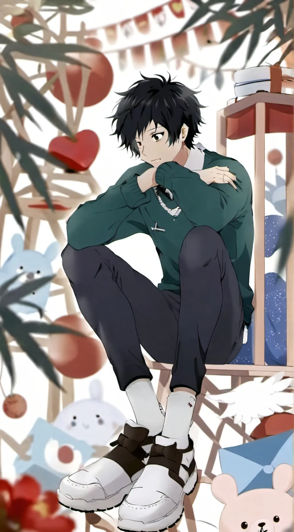 ai character: Izuku Midoriya background