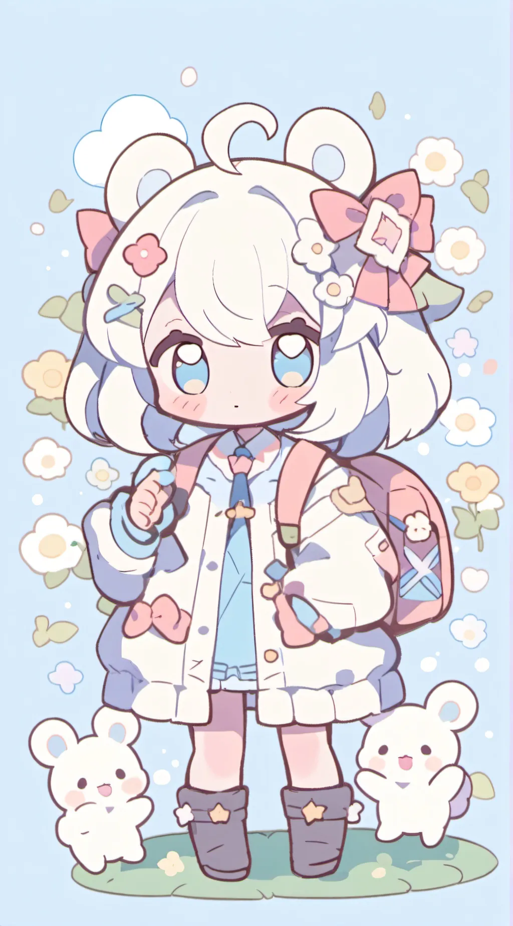 ai character: TV background