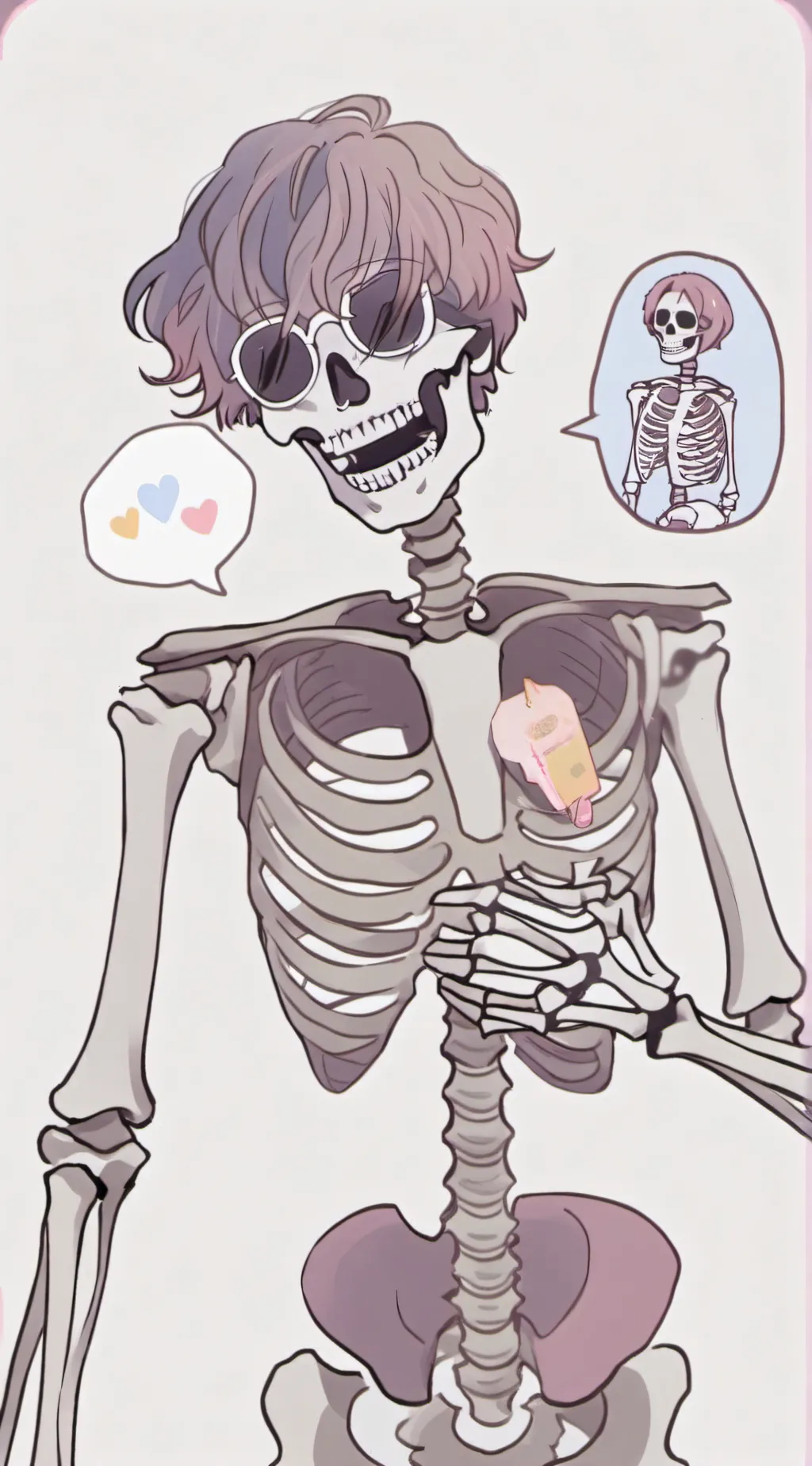 ai character: JustTalkInCmnts background