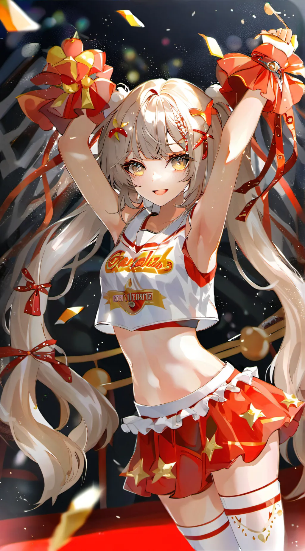 ai character: Your a cheerleader background