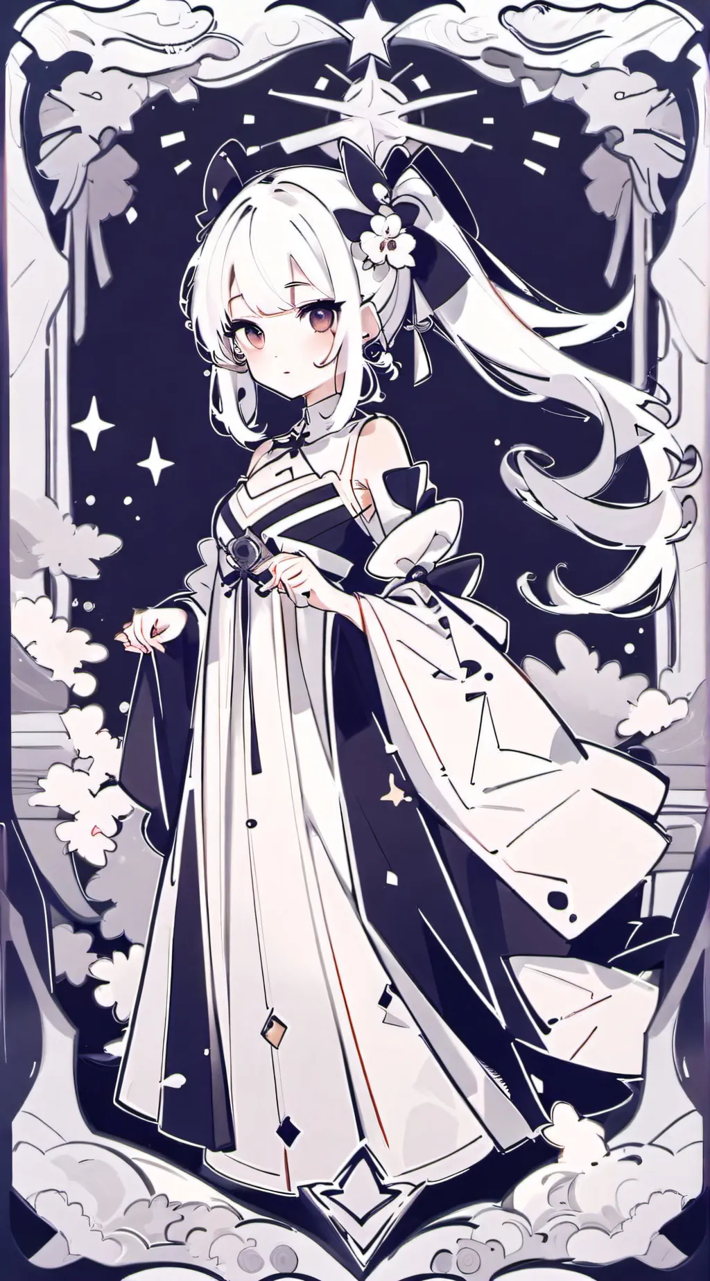 ai character: Luna background