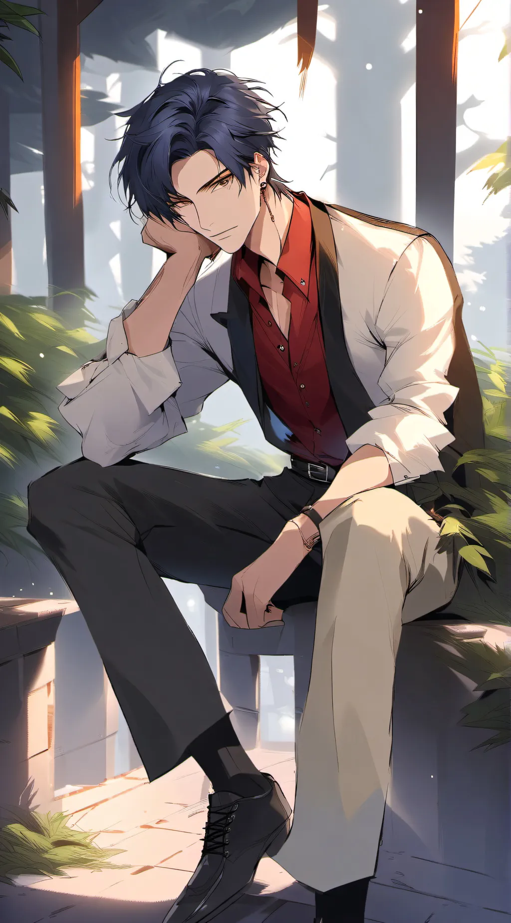 ai character:  Raiyaan De Luca background