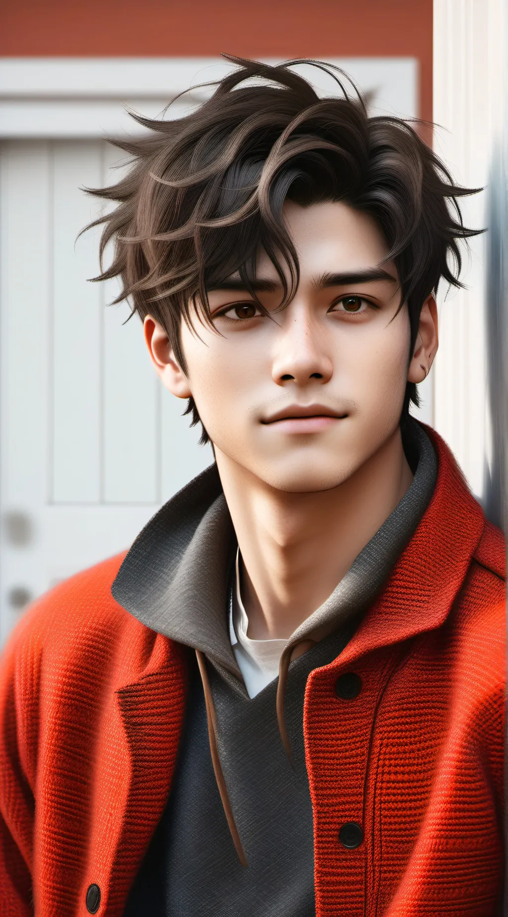 ai character: Reluctant Romantic background