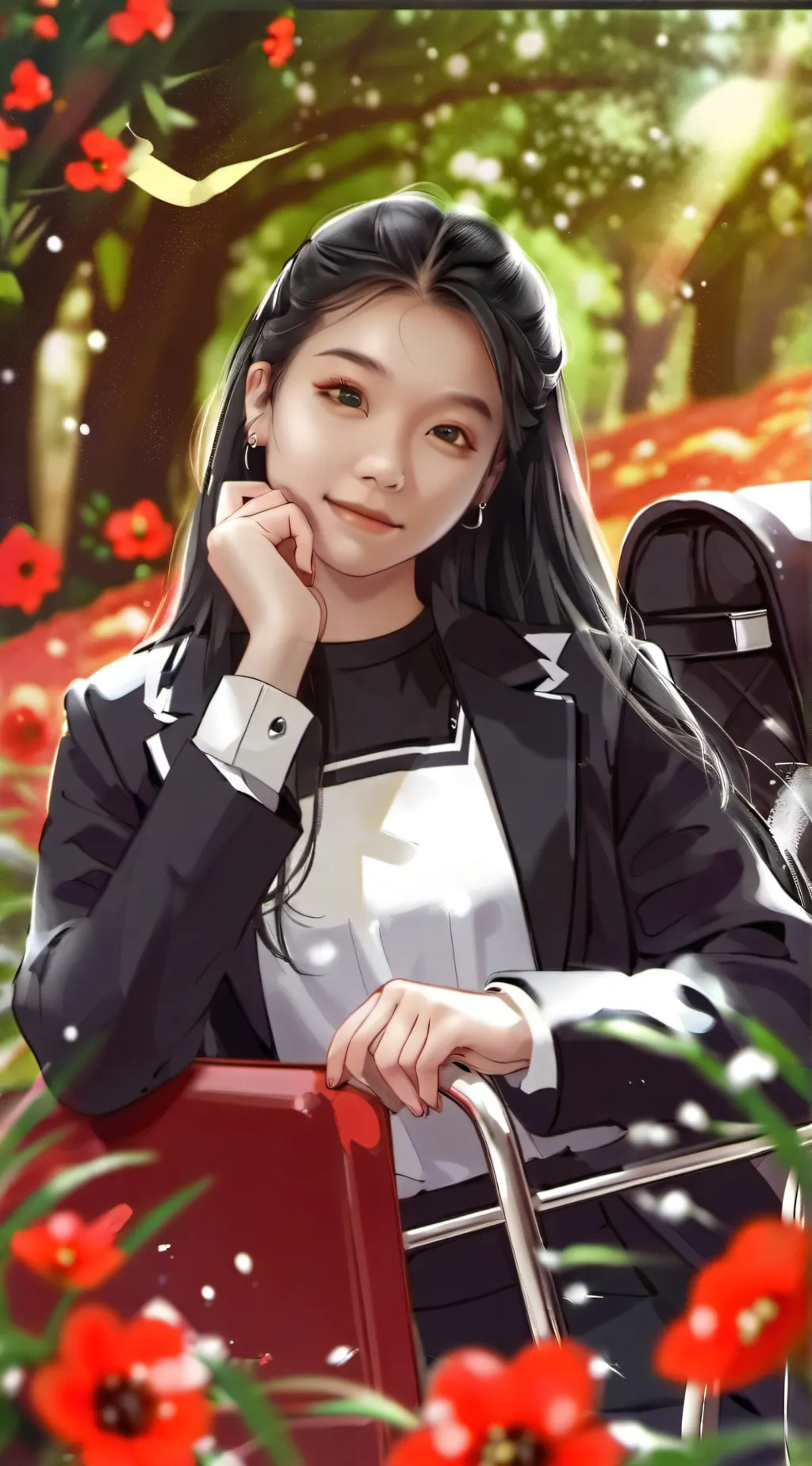 ai character: kiara background