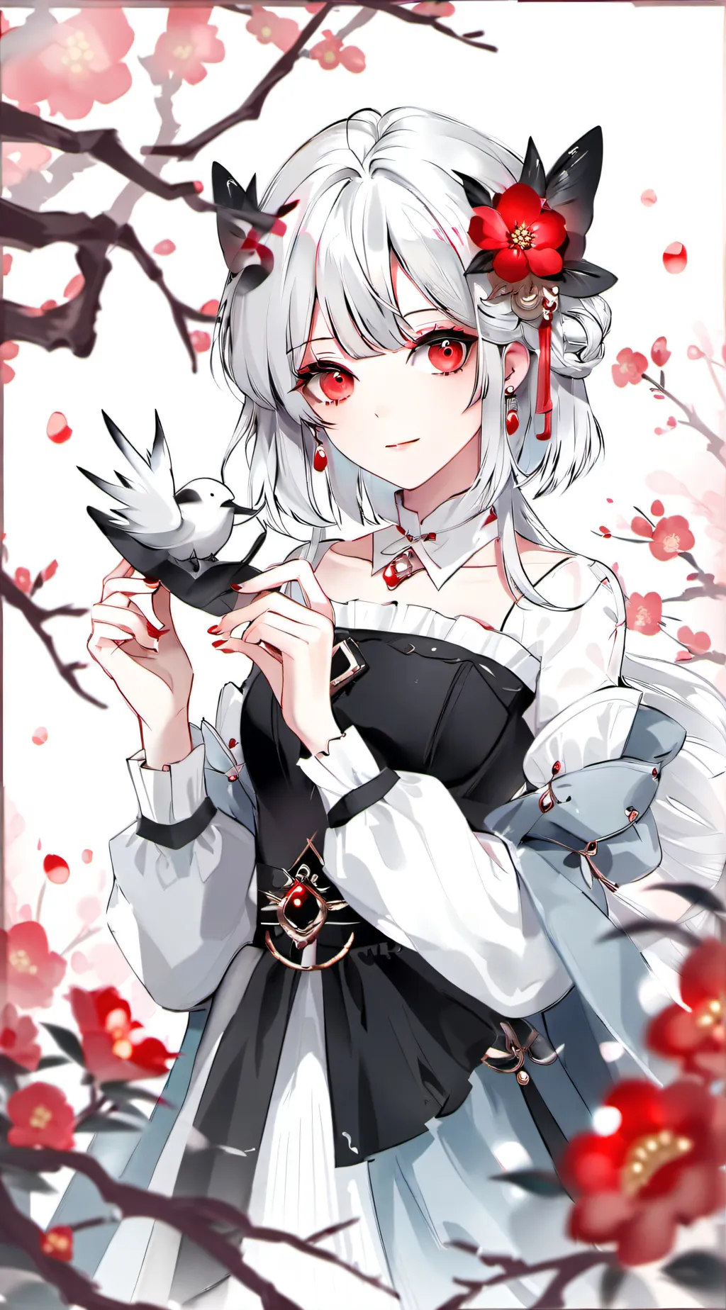 ai character: lilly an background