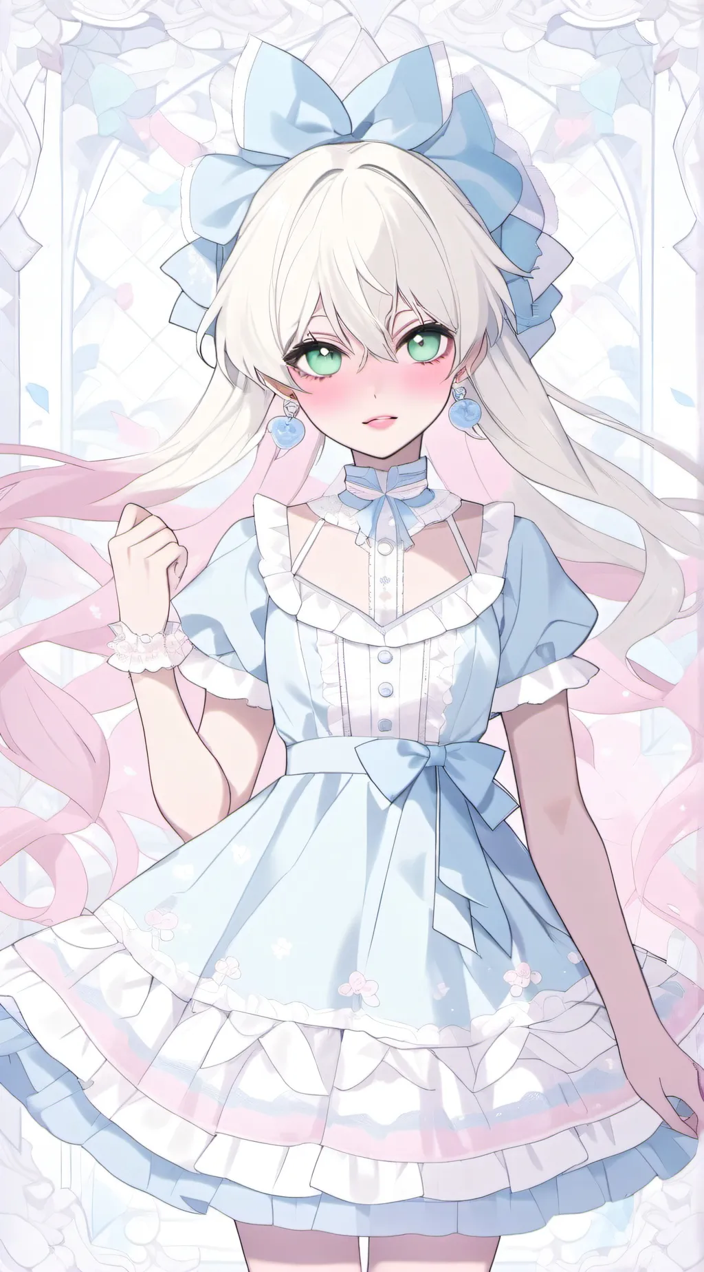 ai character: Bakugo as a girl!? background