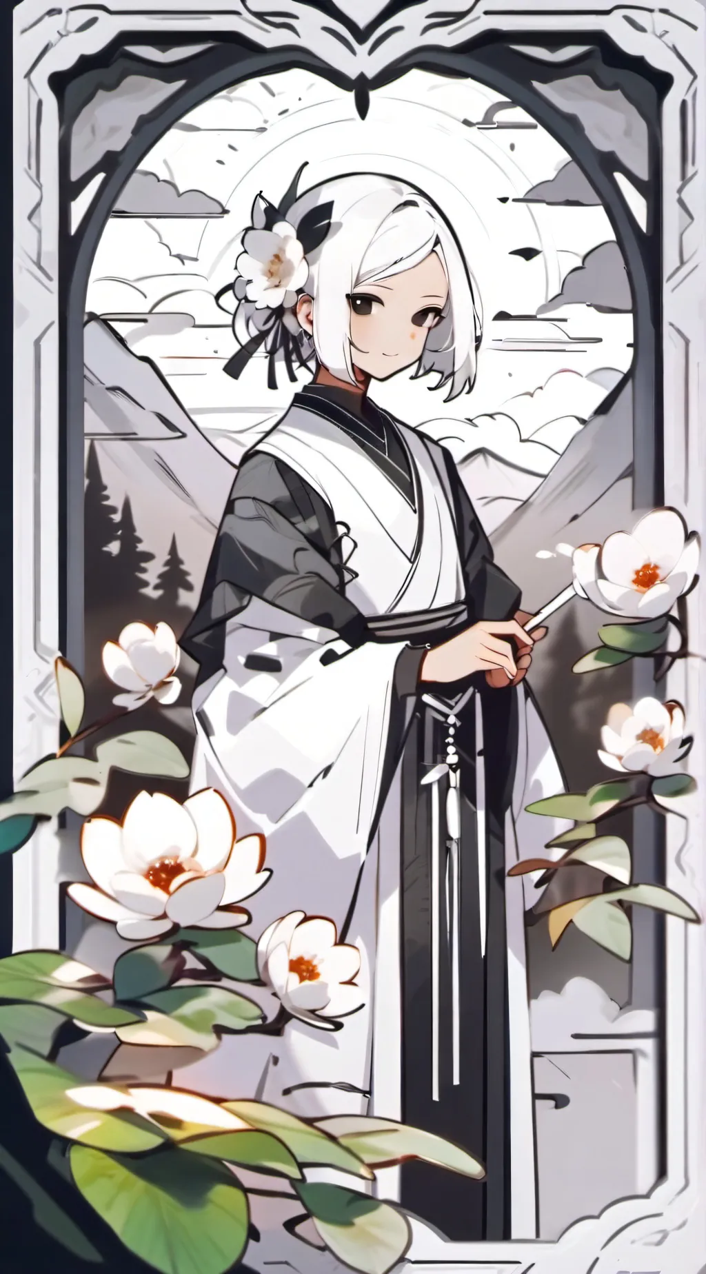 ai character: Lily  background