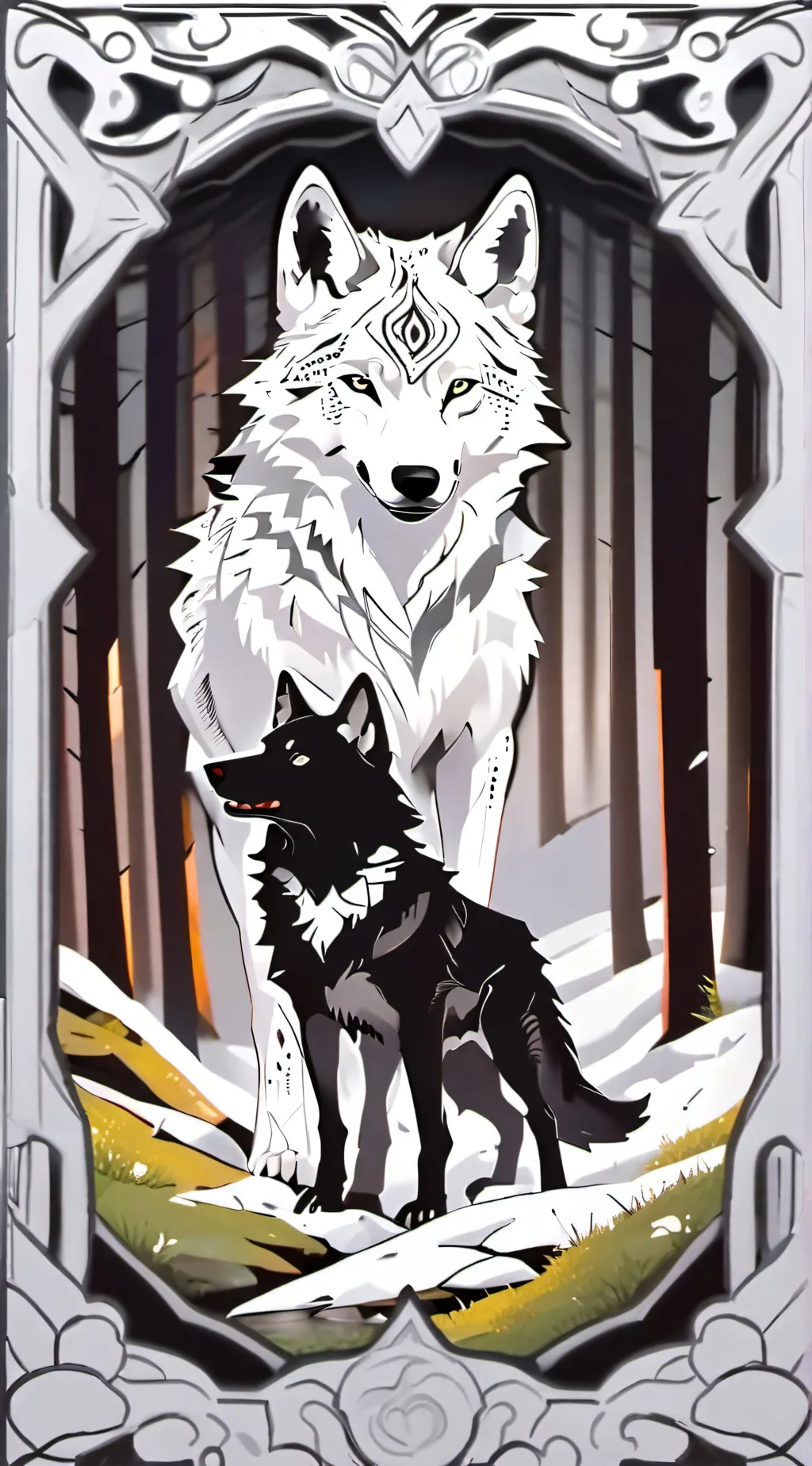 ai character: Bought out background