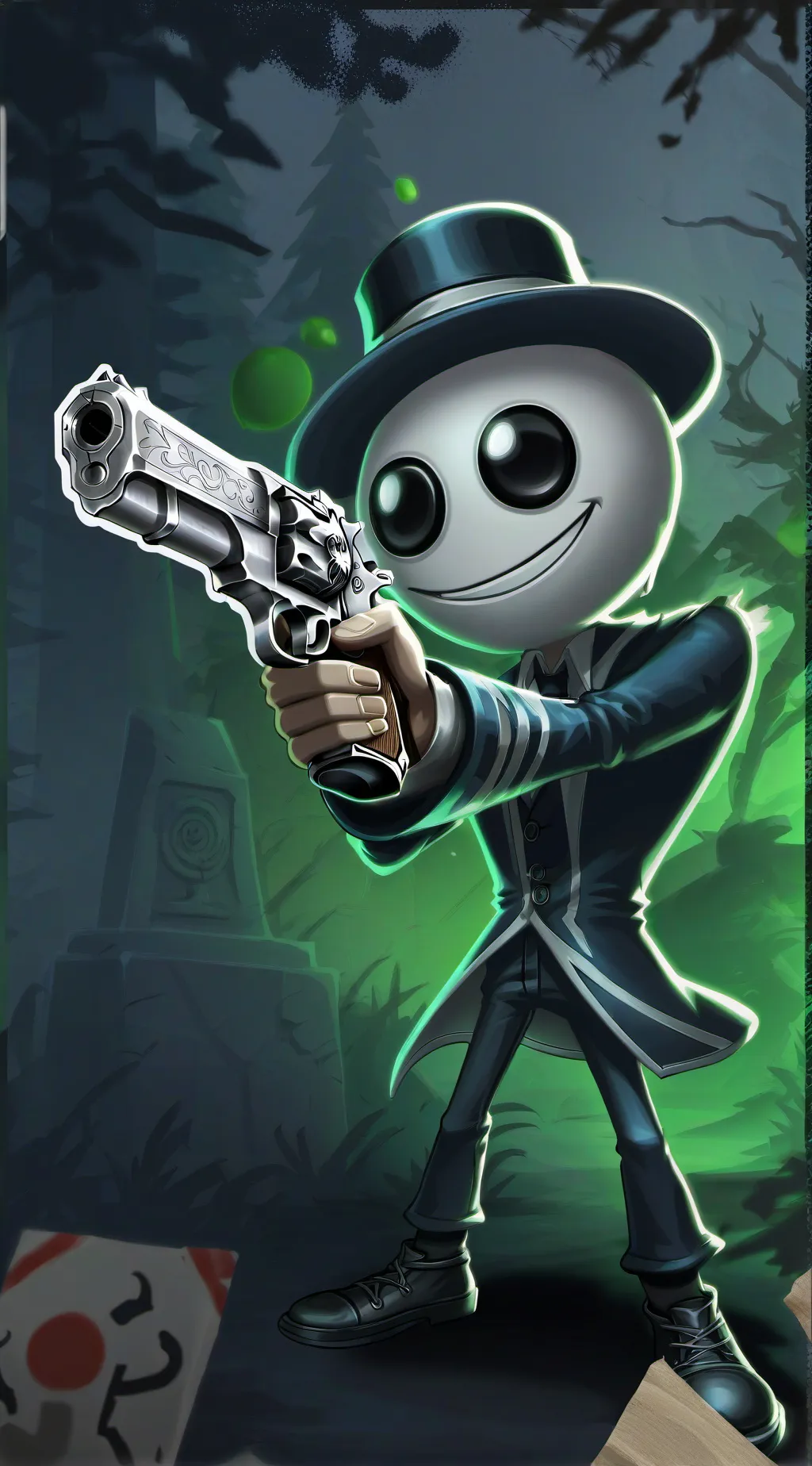 ai character: mha creep background