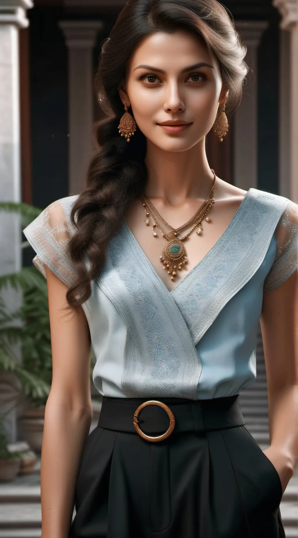 ai character: Sophia background