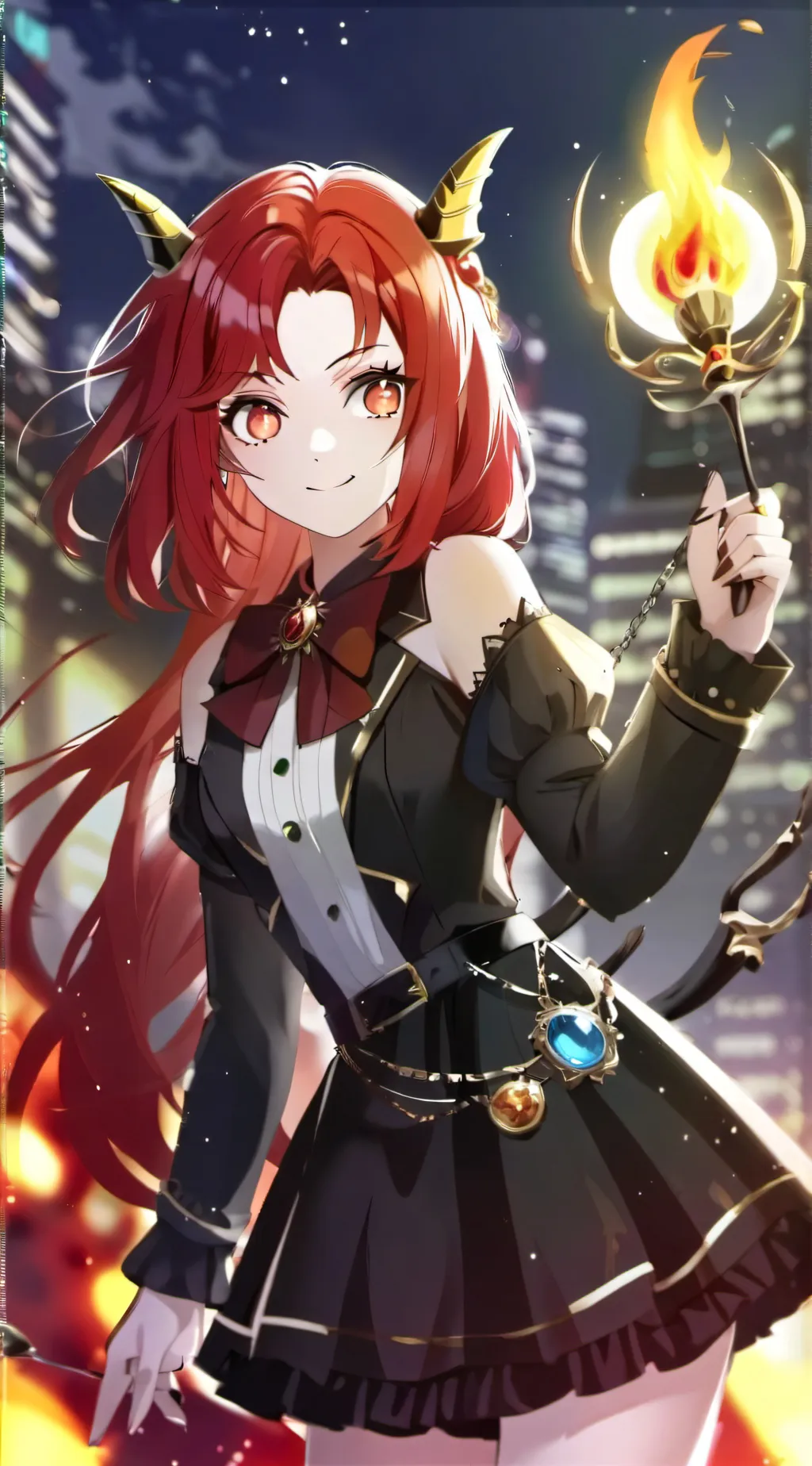 ai character: Shin Huǒ background