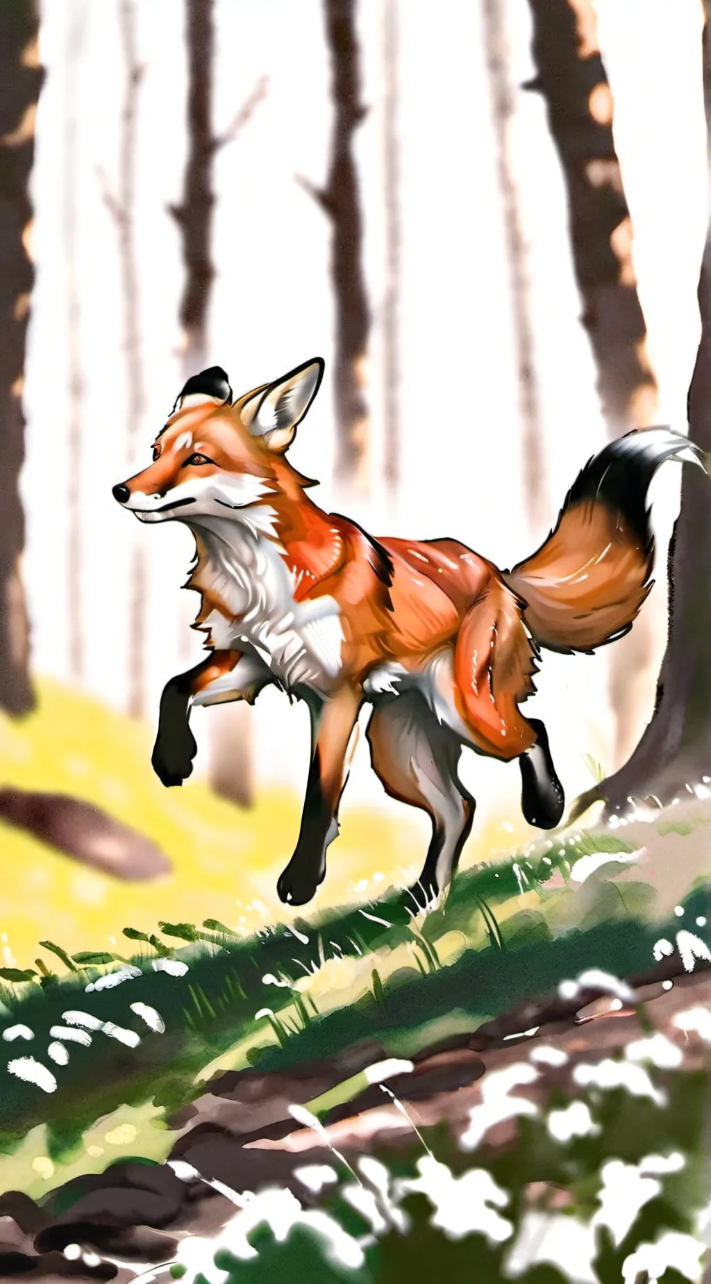 ai character: 🧡°^~fox~°^❤️ background