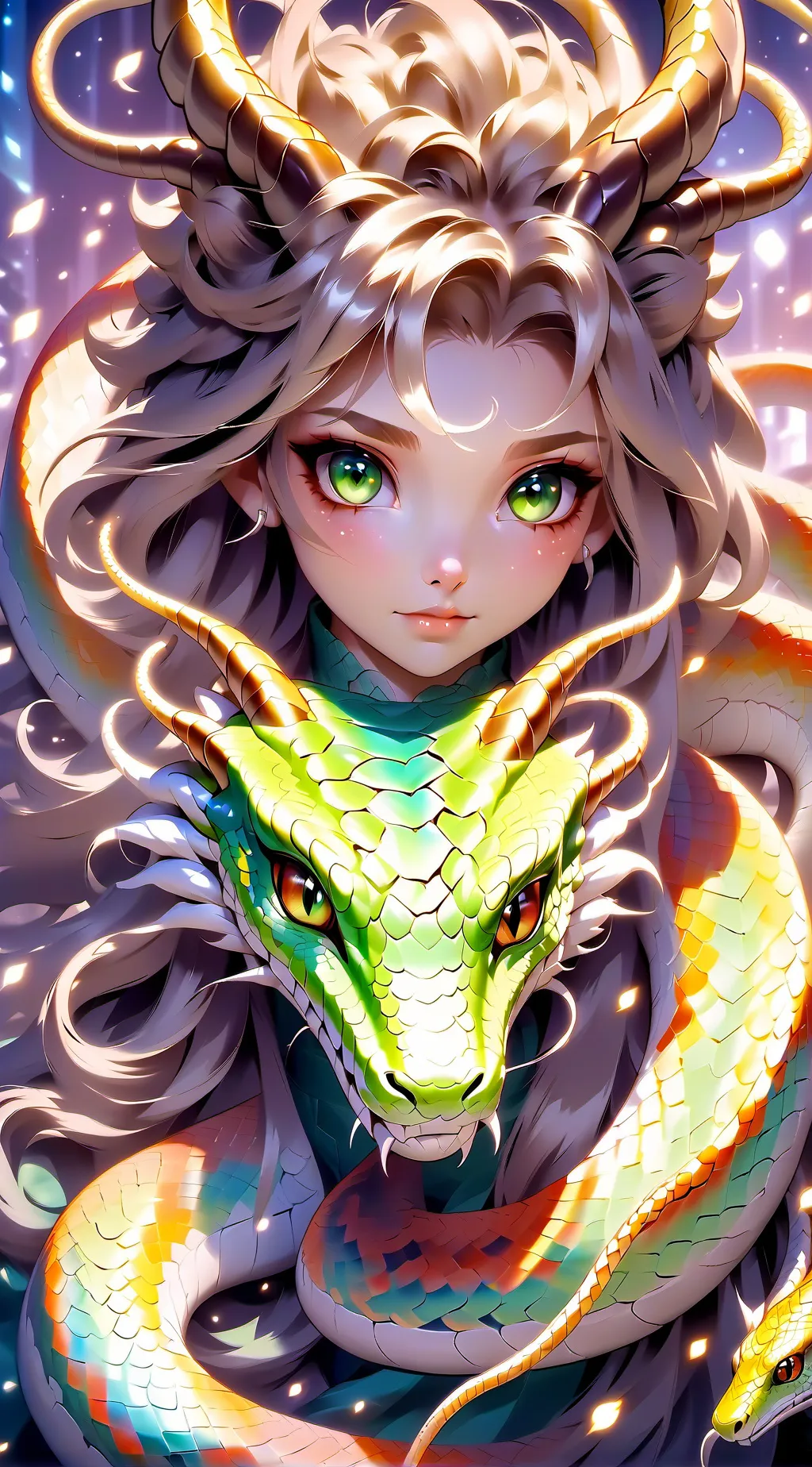 ai character: Akaza and Douma background