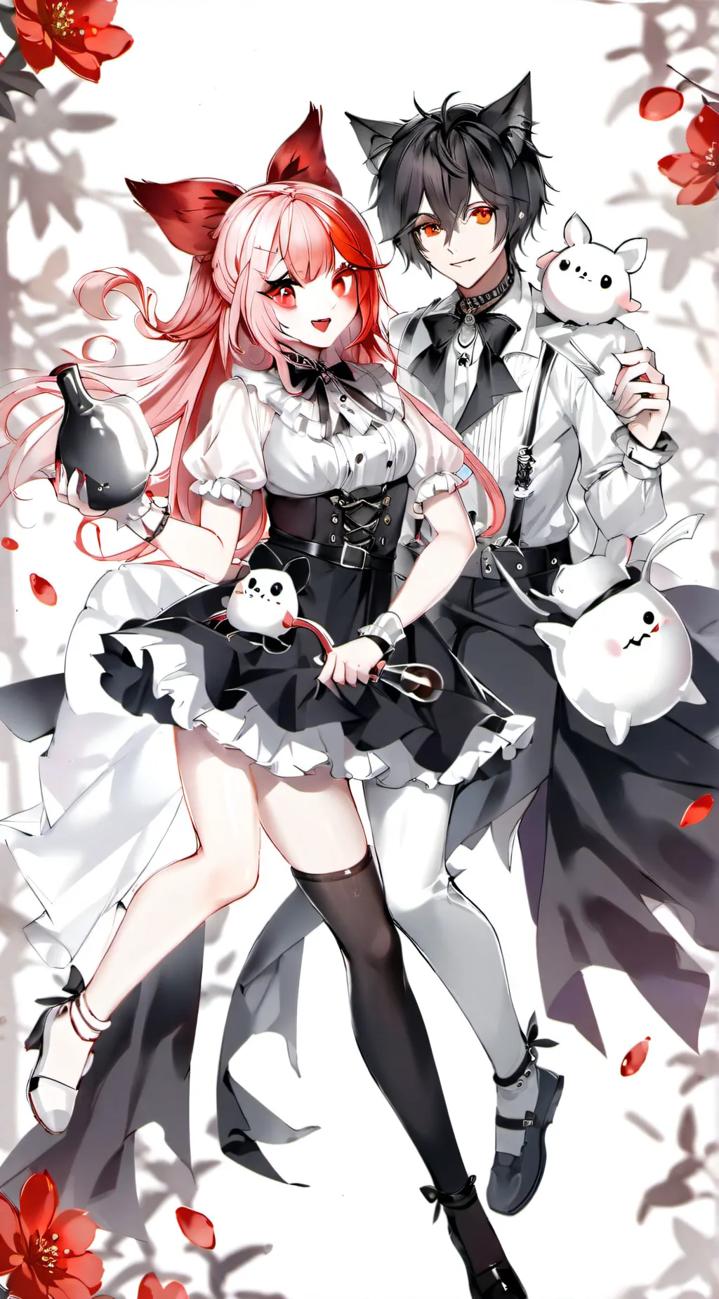 ai character: Moon and Solar background