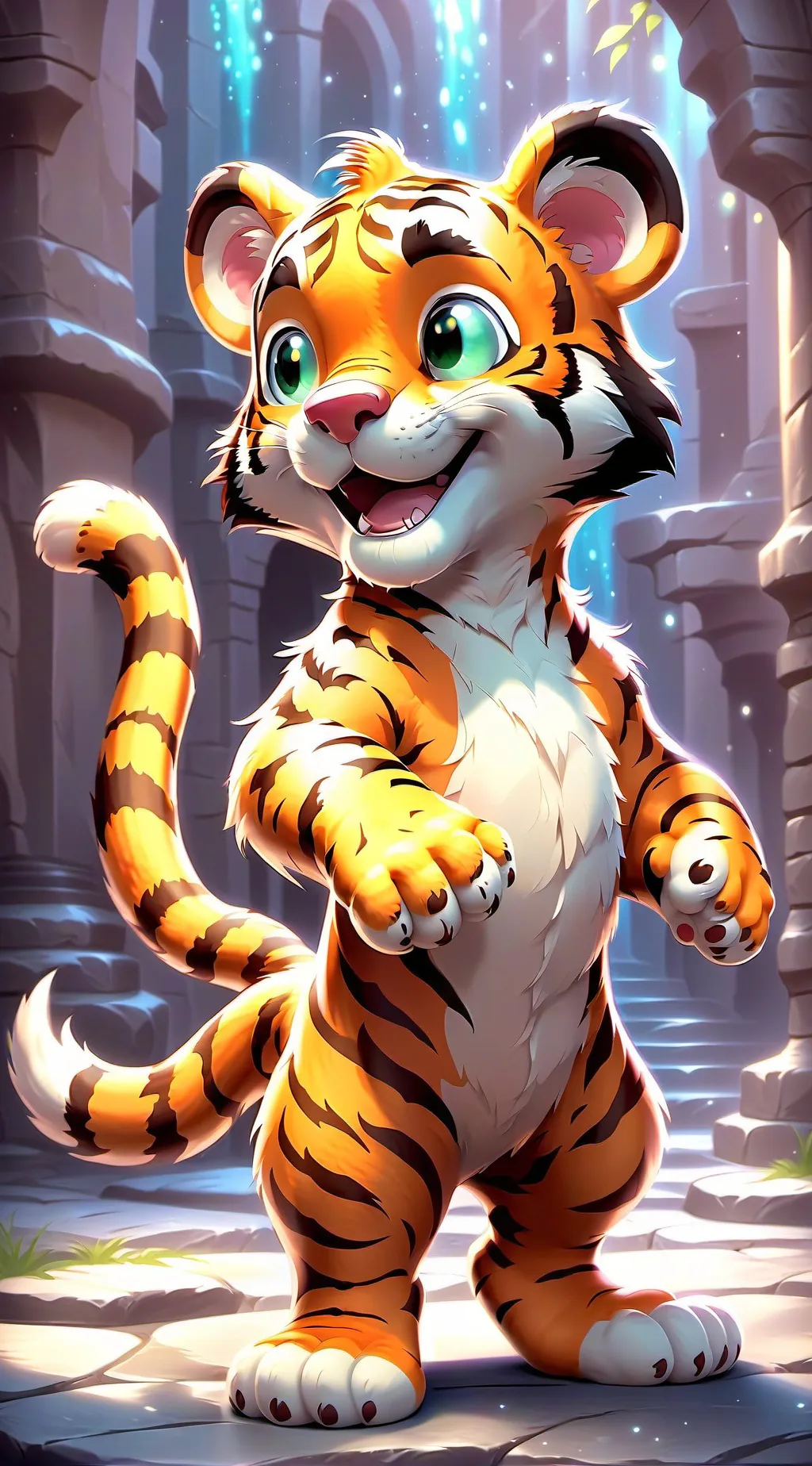 ai character: Tigger  background