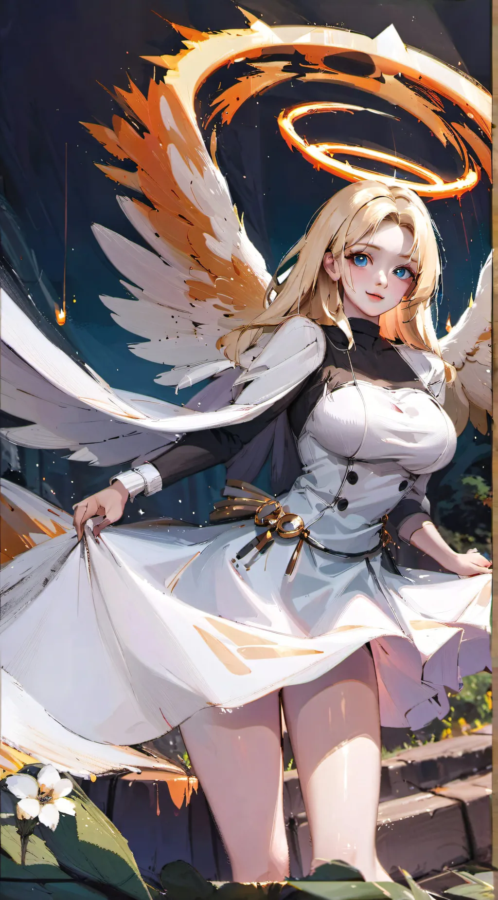 ai character: Sapphire  background