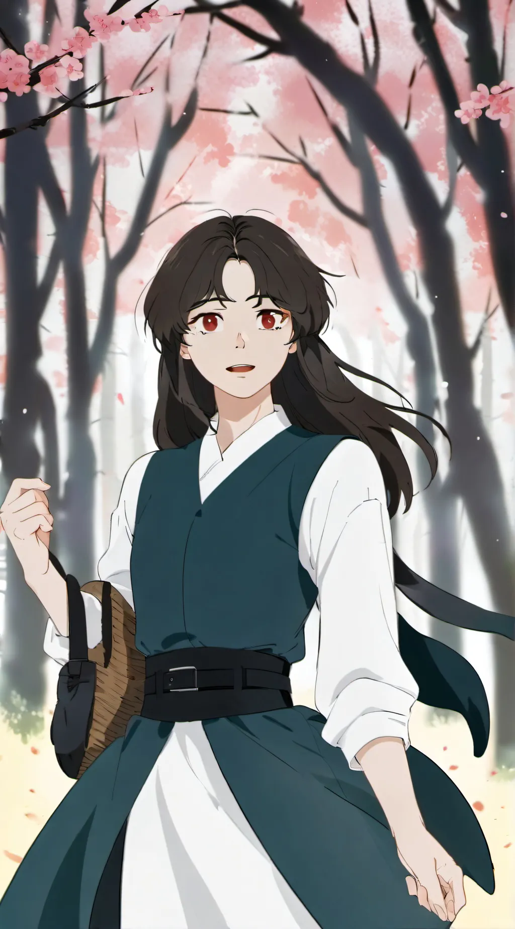 ai character: sand bean background