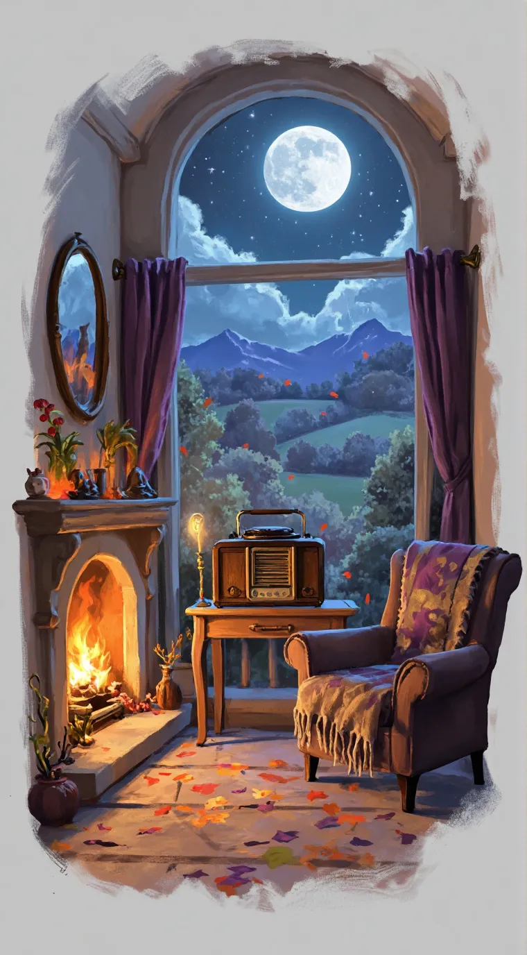 ai character: Spookshow Radio background