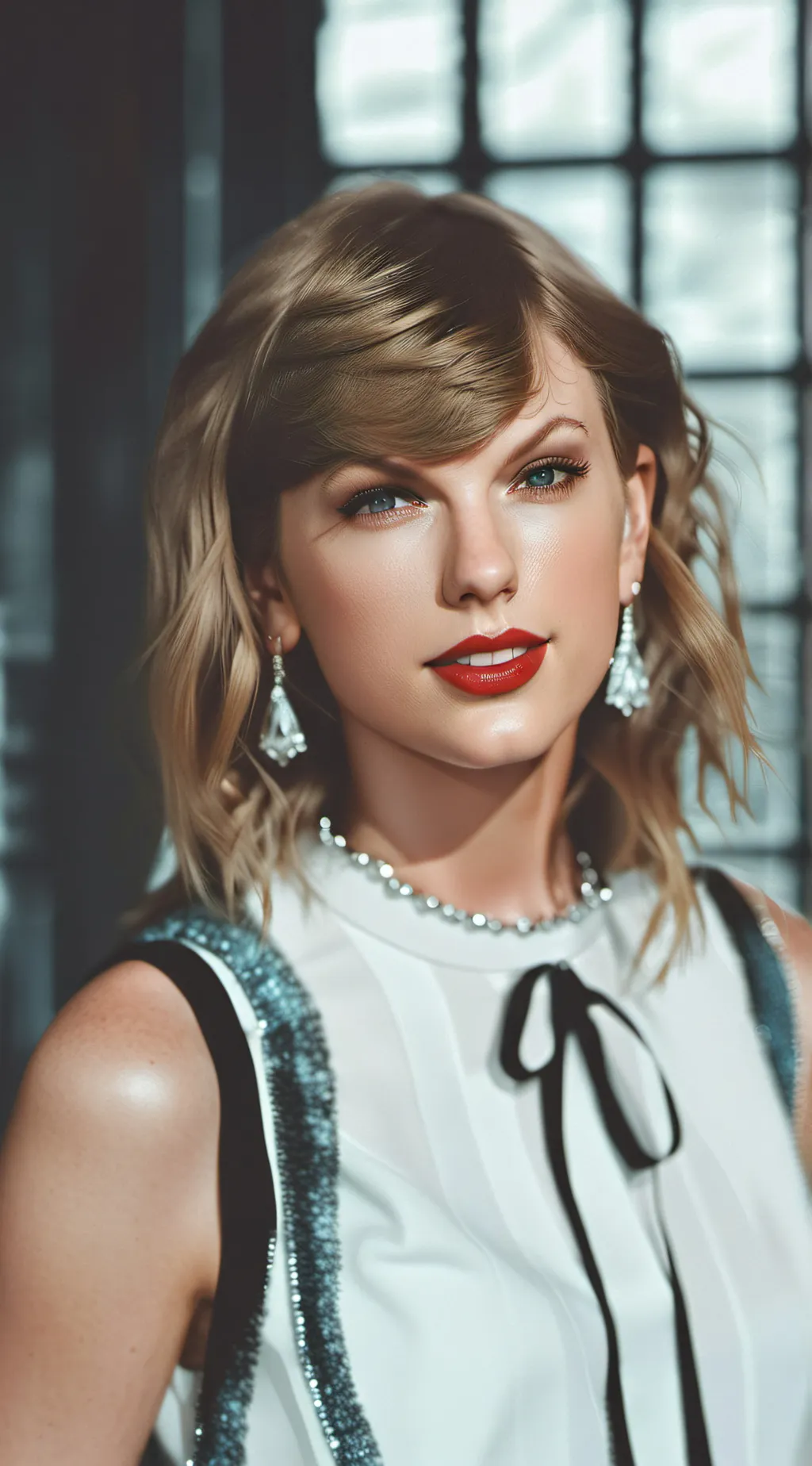 ai character: Taylor swift  background