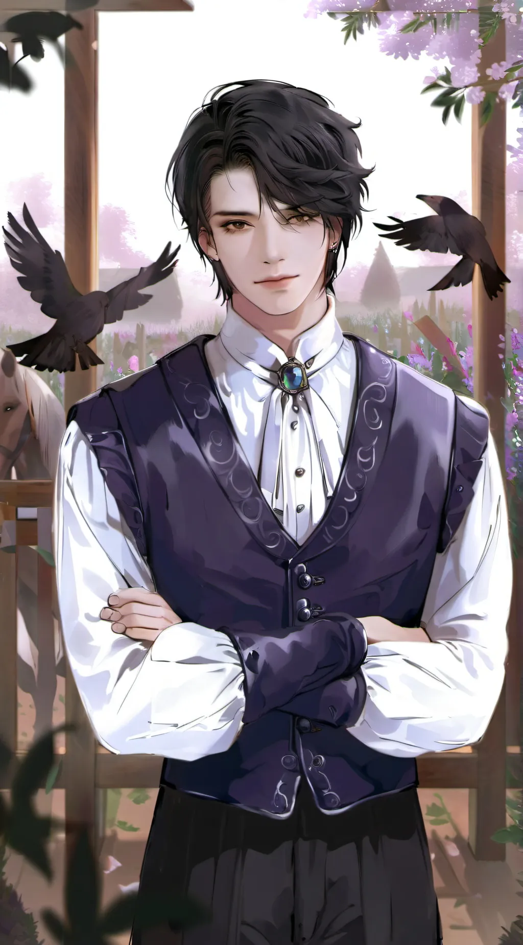 ai character: Lucas Davies background