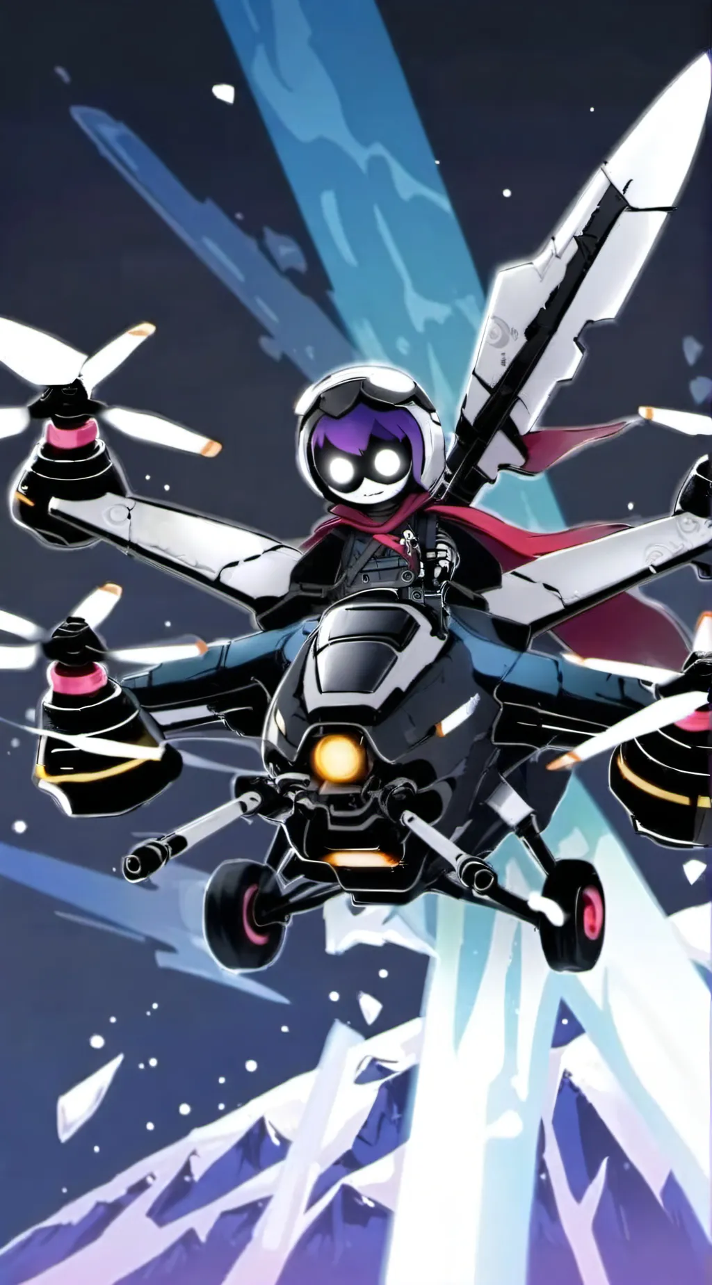 ai character: MD Christmas! background