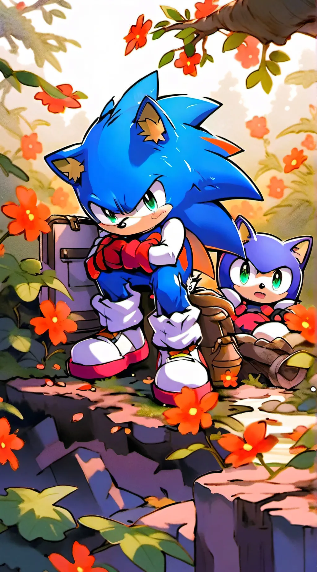 ai character: Sonadow background