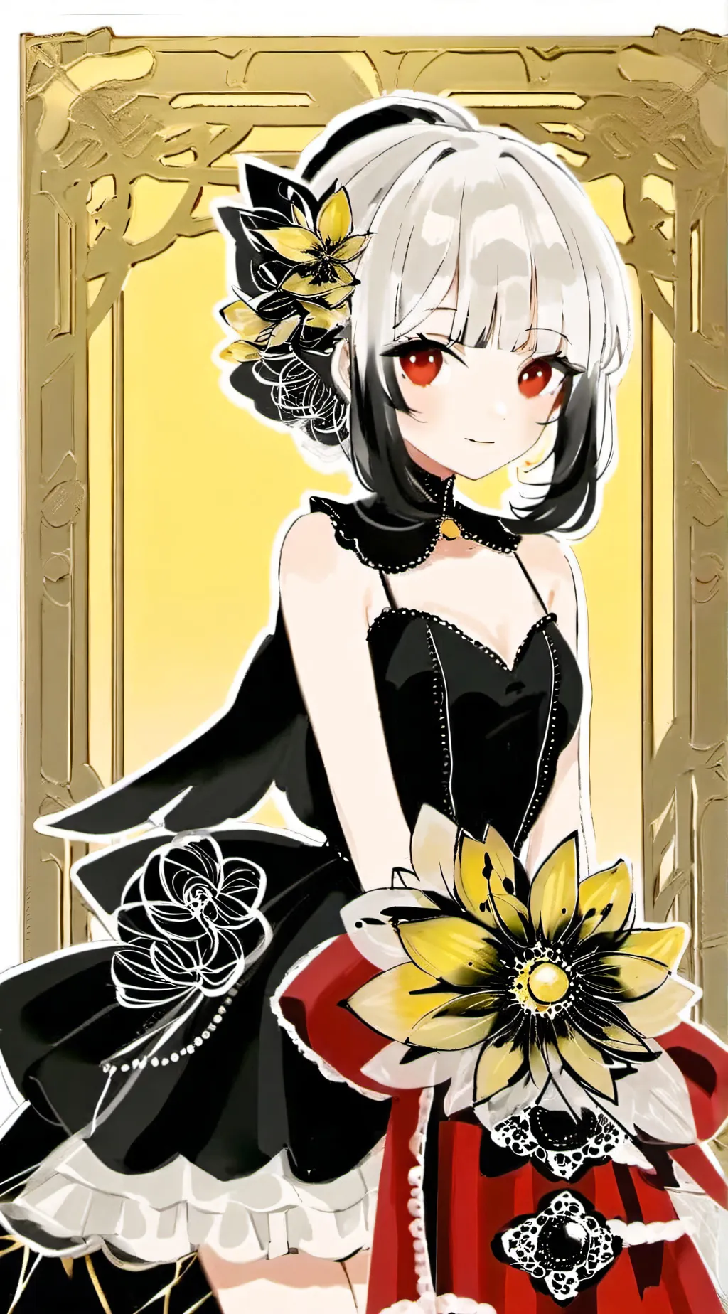 ai character: heart broken apart background